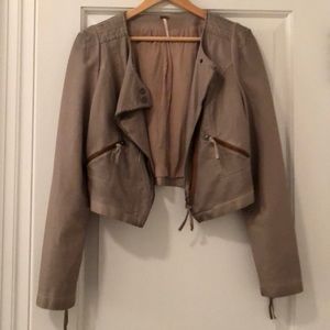 Free People Vegan Leather Jacket